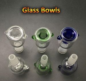 10mm 14mm 18mm Glass Bowl Female Male 14.4mm 18.8mm Glass Bowls With Screen Round Bowl Ash Catcher Glass Smoke Bongs