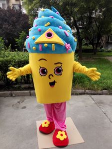 Halloween Cupcake Icecream Mascot Costume Cartoon Cream Cream Anime Teme Postacie Choink Carnival Party Fancy Costumes Strój dla dorosłych