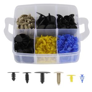 500PCS Car Plastic Clips Car Fasteners Door Trim Panel Auto Bumper Rivet Retainer Push Engine Cover Auto Fastener Clips288u