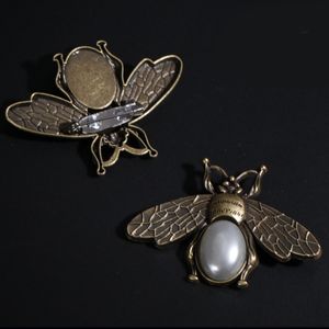 Vintage Bronze Bee Broche Mulheres Retro Bee Broche Fato Lapela Pin Moda Jóias Acessórios Atacado Preço