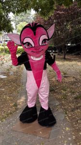 O dia das bruxas bambi veados traje da mascote Dos Desenhos Animados cervos cor de rosa Anime personagem de natal Festa de Carnaval de Natal Trajes Extravagantes Adulto Outfit