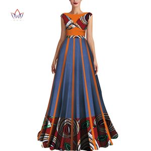 새로운 여성 의류 여성을위한 아프리카 드레스 섹시한 드레스 Vestidos Bazin Riche African Ankara Party Long Dresses WY5917