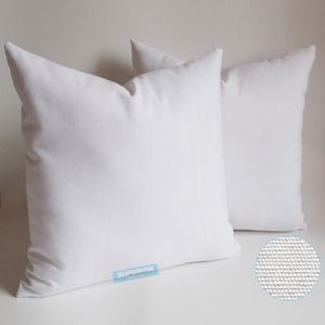 1pcs All Size 8 Oz Pure Cotton Canvas Pillow Cover With Hidden Zipper Natural White Color Blank Cotton Cushion Cover For Custom DIY Print