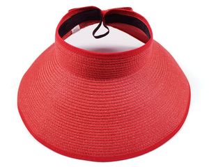 Cappello con visiera in paglia Visiera di vendita calda per donna Cappello sportivo per attività all'aperto a buon prezzo