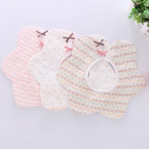 Hight selling Cute Cotton Baby Bibs Newborn Bandanas Feeding Baby Burp Cloths Girls Boys Saliva Towel cartoon Apron