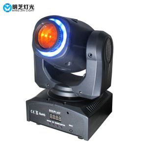 MZL-29 RGB-Spot-Effekt-Moving-Head-30-W-Licht mit Ringen, DMX-Lampenperle für DJ-Partys