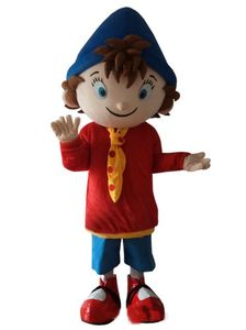 2019 Factory Direct Sale Noddy Mascot Costume Carnival Costumes Boy Mascot Costumes For Adult Bare Blue Hat Halloween Purim Party Event