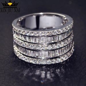 Роскошные женские маленькие Zircon каменное кольцо 925 серебряные свадебные украшения обещают обручальные кольца для женщин 2019 день Святого Валентина подарки