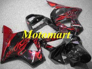 Motorcycle Fairing kit for HONDA CBR900RR 954 02 03 CBR 900RR 2002 2003 ABS Red flames black Fairings set+gifts HE08