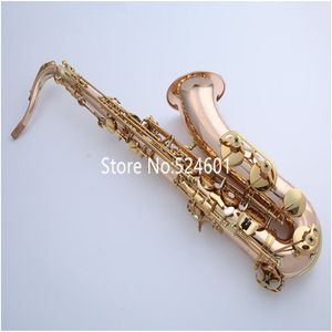 Japão KUNO KTS-992 Saxofone Tenor Bb Tune Red tubo de cobre profissionais instrumentos musicais com caso Bocal frete grátis