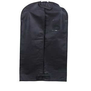 Non Woven Suit Overcoat Dust Proof Cover High Quality Black Clothing Storage Bag Travel Garment Carrier cover travel