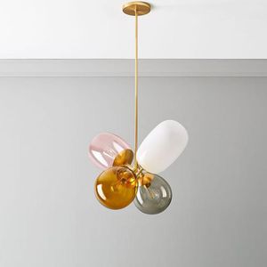 Modern Simple children's room balloon pendant lights glasspersonality creative living room restaurant cafe bedroom pendant lamps