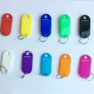 Huishoudelijke diversen man vrouw sleutel tag plastic multi kleur teken tags rode gele blauwe groene sleutels accessoires cy L1