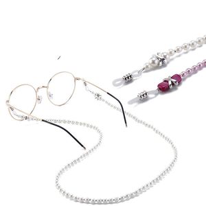 Mode Perle Handgemachte Brillen Kette Sonnenbrille Strap String Gläser Brillen Schnur Für Frauen Männer Zubehör Dekor