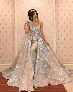 New Luxuoso Lace Sereia Vestidos de Noite Com Trem Destacável Beads Appliqued Vestidos de Baile Elegante Formal Do Partido Da Dama de Honra Vestido Pageant