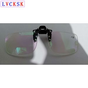 10pcs/lot Unisex Clip On Reading Glasses Magnifier Women Men Rimless Presbyopia Spectacles Clips Lens +1.0- +3.5