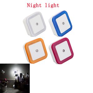 LED Night Light Mini Light with Dusk to Dawn Sensor Control EU US Plug Energy Saving Sleeping Lamp For Living Room Bedroom Lighting