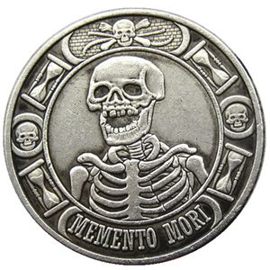 Digite 128 Hobo Morgan Dollar crânio zombie mão de esqueleto esculpida Moedas cópia criativa