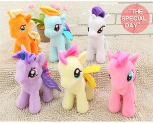 Barns presentplyschleksaker 25 cm fyllda djur min leksak samling utg￥va plysch skicka ponnyer spik leksaker som g￥vor till barnleksaker