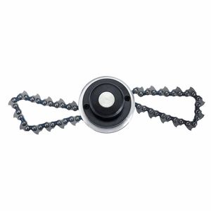 Tool Parts 65Mn Trimmer Head Coil Chain Brush Cutter Garden Grass Trimmer for Lawnmower Black