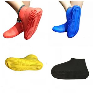 Wholesale outdoor waterproof shoe covers for sale - Group buy Silicone Waterproof Shoe Cover Fit Rainy Season Non Slip Rainproof Shoes Covers Outdoor Overshoes Mulit Color pd E1