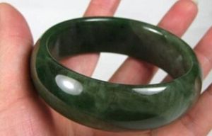 Armband 909356 Premium och Spenat Green Jade Bracelet Nephrite (4) och Nephrite Armband med ett certifikat