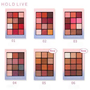 HOLD LIVE 12 Vollfarben-Matt-Lidschatten-Palette Pigment-Glitzer-Lidschatten-Paletten Nackte Schatten Kosmetik Koreanisches Make-up 60 teile/los DHL-frei