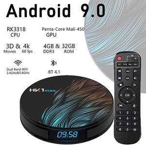 HK1 Max TV Box Android 11 2GB RAM 16GB ROM RK3318 Quad-core Ultra HD Dual WiFi BT 4.1 Global Media Player Smart TVBox