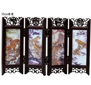 Tiger small screen 15cm small screen decoration crafts and gifts China special gifts