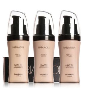 Maria Ayora Face Foundation Cream Concealer Ljusa Vattentät Full täckning Professionell Makeup Facial Matte Base Make up 72pcs / lot dhl