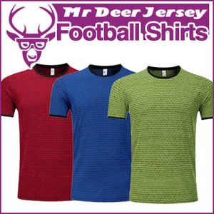 2019 20 남자 블랙 칼라 짧은 소매 스트 라이프 T 셔츠 파랑 빨강 하나 이상의 색상 라운드 칼라 티셔츠 의류