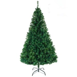 5FT/ 6FT/ 7 FT Artificial Christmas Tree Xmas Pine Tree with Solid Metal Legs Perfect for Indoor and Outdoor Christmas Decoration Tree Green