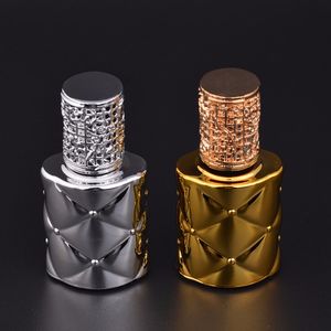 wholesale 10ml Refillable UV Glass Perfume Bottle With Essential Oils Stylish Flacon Vide Cosmetique With Package