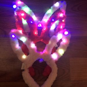 Novo arco de orelha de coelho longo 14 led de led de luminária luminosa mancha fofa cênica é Popula LED Rave Toy