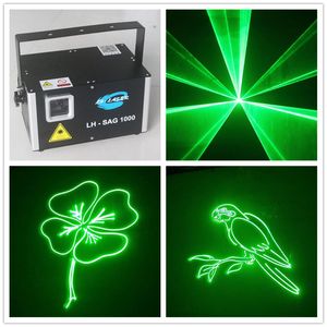 30kpps 1W ILDA single green Animation laser disco lighting professional DMX512 stage lights