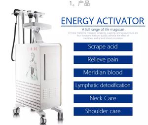 High Quality 6 in 1 cavitation rf vacuum vibration body massager slimming machine physiotherapy HPT Beauty Salon Equipment