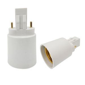 GX23 Man till E27 E26 Kvinna 2 Pin GX23-E27 Converter Lampadapter GX23 till E27 Adapter