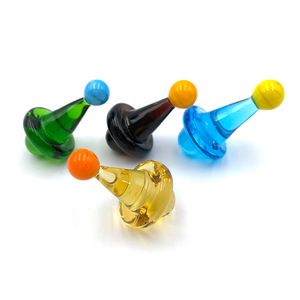 Glass Cap-Shape UFO Carb Cap Dome for Quartz Bongs Water Smoking Pipes Dab Rigs Thermal Banger Nails