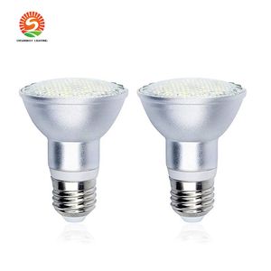 DHL سفينة IP65 للماء PAR20 PAR30 PAR38 E27 LED 110V-240V 7W 12W 15W عكس الضوء LED السقف أضواء مصابيح سبوت لمبة