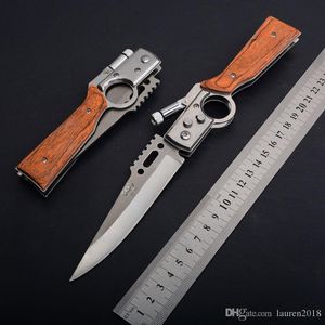 Faltendes Taschenmesser AK47 Gewehr-Messer-taktisches kampierendes Überlebens-Messer mit LED-Licht Multi-Tools Kostenloser Versand