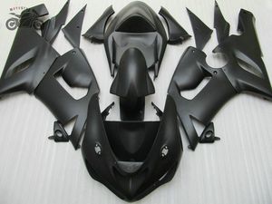 Matte Black Bodywork fairing kit for Kawasaki ZX6R fairings 2005 2006 Ninja 636 ZX-6R 05 06 ABS Plastic body parts