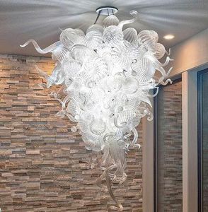 100% munblåsa CE UL Borosilikat Murano Glas Dale Chihuly Art Transparenta glas taklampor för hem