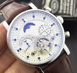 Mode hohe qualität Schweizer Uhr leder Tourbillon Uhr Automatische Männer Armbanduhr Männer Mechanische stahl männlichen Uhren relogio masculino uhr