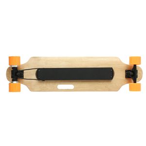 ALFAS 250W 15kmh электрический скейтборд скутер пульт дистанционного управления Longboard 7-слойная Кленовая доска ударопрочная доска-оранжевый