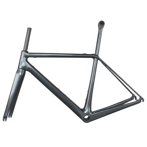 Super Light Weight Anpassad grå färg V Brake Road Bike Frame FM609 BB86 Bottenfästet