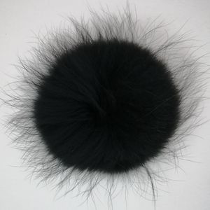 Attractive Cute Fashionable Accessories Long Hair Any Colors Raccoon Fur PomPom Balls for winter knit beanie smart pompoms