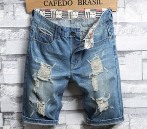 Mens Jeans de cinco centavos Tamanho Grande Multi-bolsos Na Moda Em Linha Reta Venda Quente Estilo Jovem Casual Jeans de vento Urban