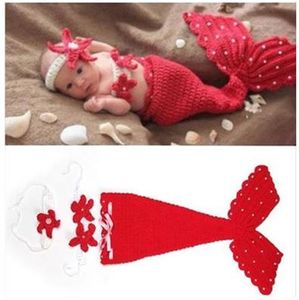 Puntelli per fotografia neonato in stile animale Puntelli per foto coda di sirena Baby Coming Home Costume Outfit bambina