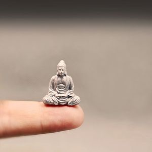 Ny 1stillbehör Buddha -staty/Fairy Garden Gnome/Moss Terrarium Heminredning/hantverk/Bonsai/Bottle Garden/Miniature/Figurine