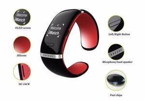 Smart-Armbanduhr L12S OLED Bluetooth Anti-Verlust-Erinnerung Schrittzähler Smart-Armband Fitness-Tracker Smart Watch für IOS Android iPhone Phone